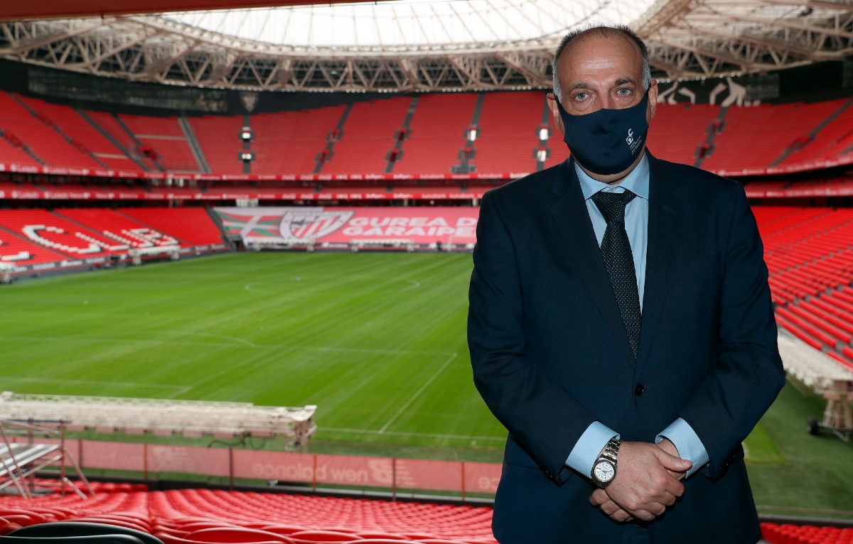 Javier Tebas, presidente de La Liga española (EFE)