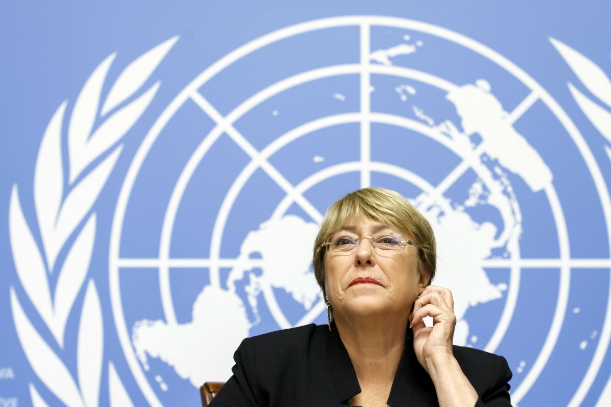 Michelle Bachelet celebró la condena por la muerte de George Floyd. | AP