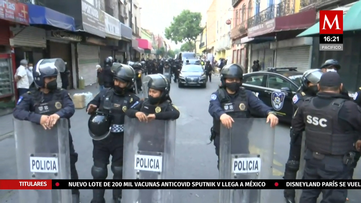 Operativo en Centro Histórico, por posible venta de narcóticos