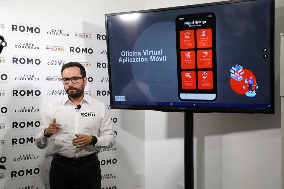 Víctor Hugo Romo de Vivar Guerra busca convertir a la  Miguel Hidalgo en  una alcaldía 100% digital.| Especial
