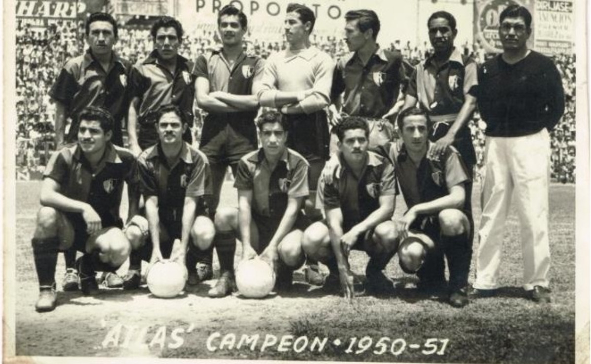 Atlas campeón de 1951, ellos eran los jugadores (Cortesía Atlas)