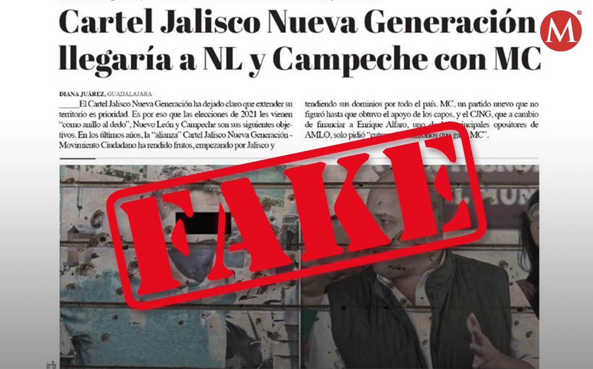 Circula noticia falsa con portada de MILENIO.