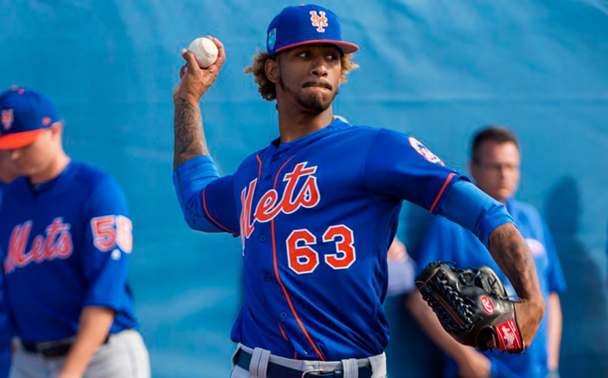 Gerson Bautista, en su etapa con New York Mets (Cortesía)