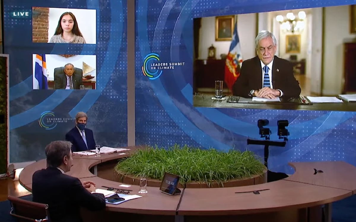 La joven participó en la cumbre internacional, luego de los posicionamientos de los mandatarios. (Especial)