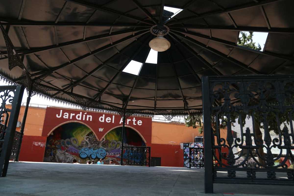 Jardín del Arte en Pachuca. (Jorge Sánchez)