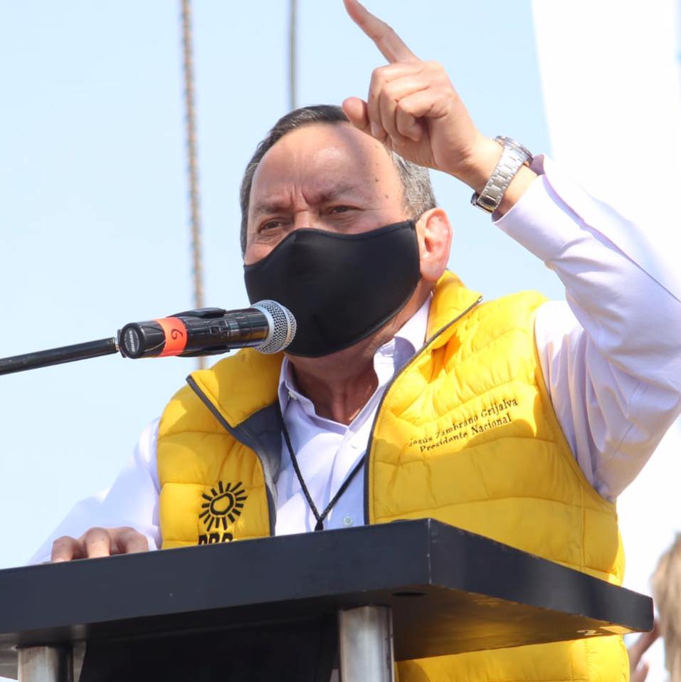 Jesús Zambrano Grijalva, dirigente del PRD | @jesus.zambranogrijalva