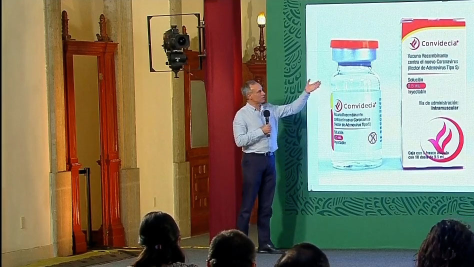 México libera más de medio millón de vacunas de CanSino