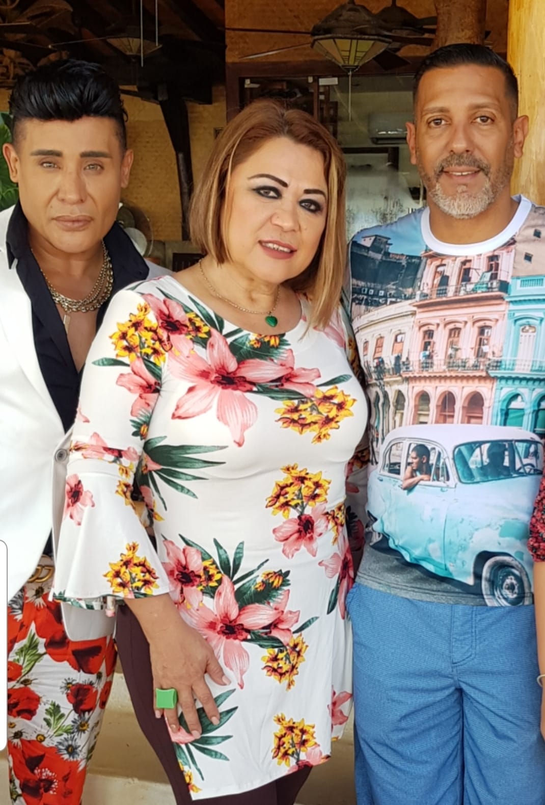Eduardo Antonio, María Laurel Carrillo Ventura y Jorge Beltrán. CORTESÍA