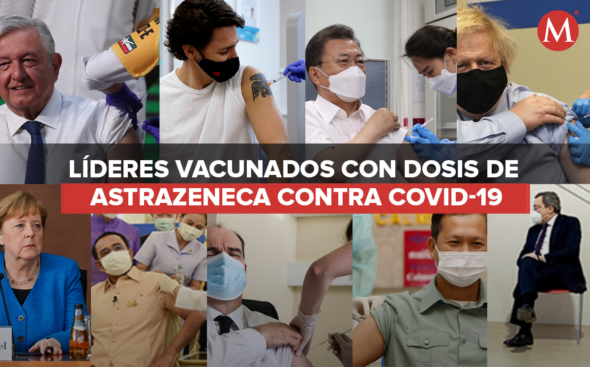Solamente nueve mandatarios se han vacunado contra el covid-19 con la dosis de AstraZeneca. (Ilustración)