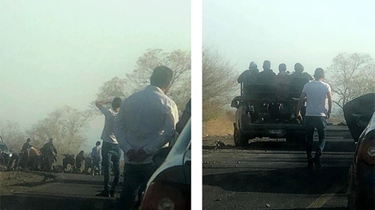 Reportan narcobloqueos en Aguililla, Michoacán, tras visita de nuncio apostólico