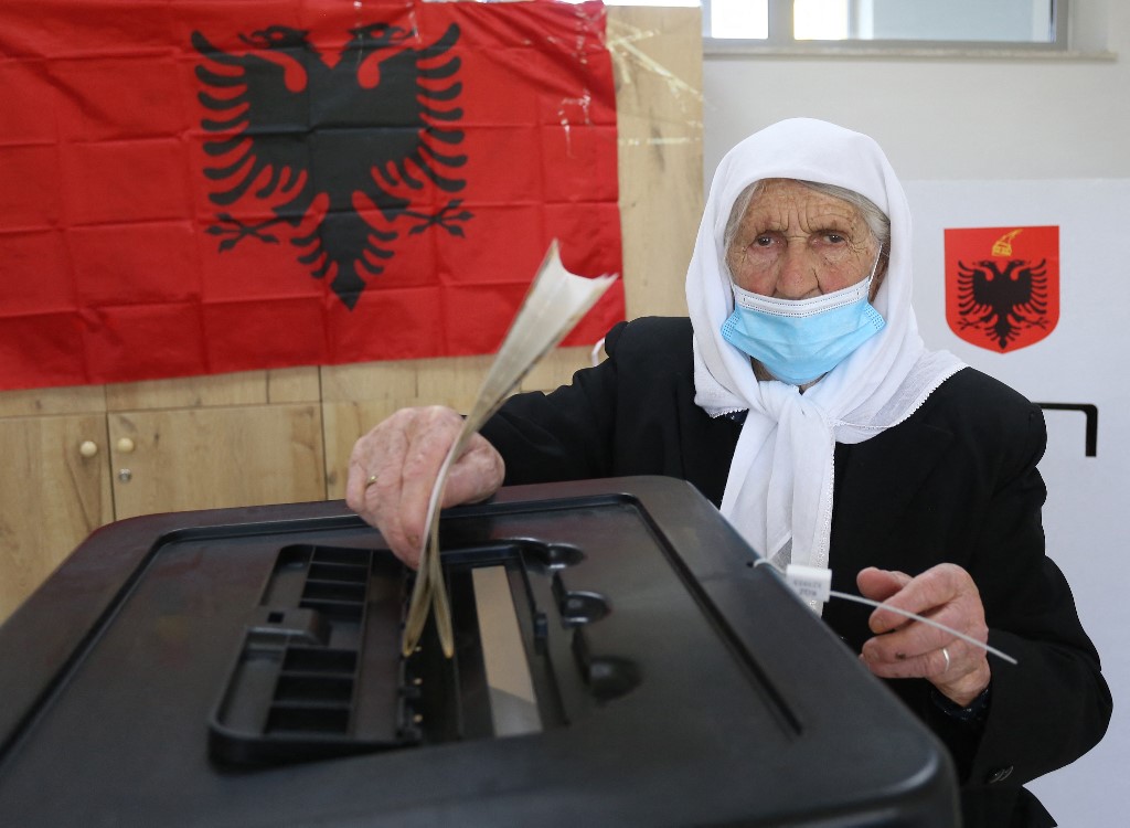 Albania fue convocada a las urnas para elegir la continuidad del primer ministro Edi Rama. (AFP)