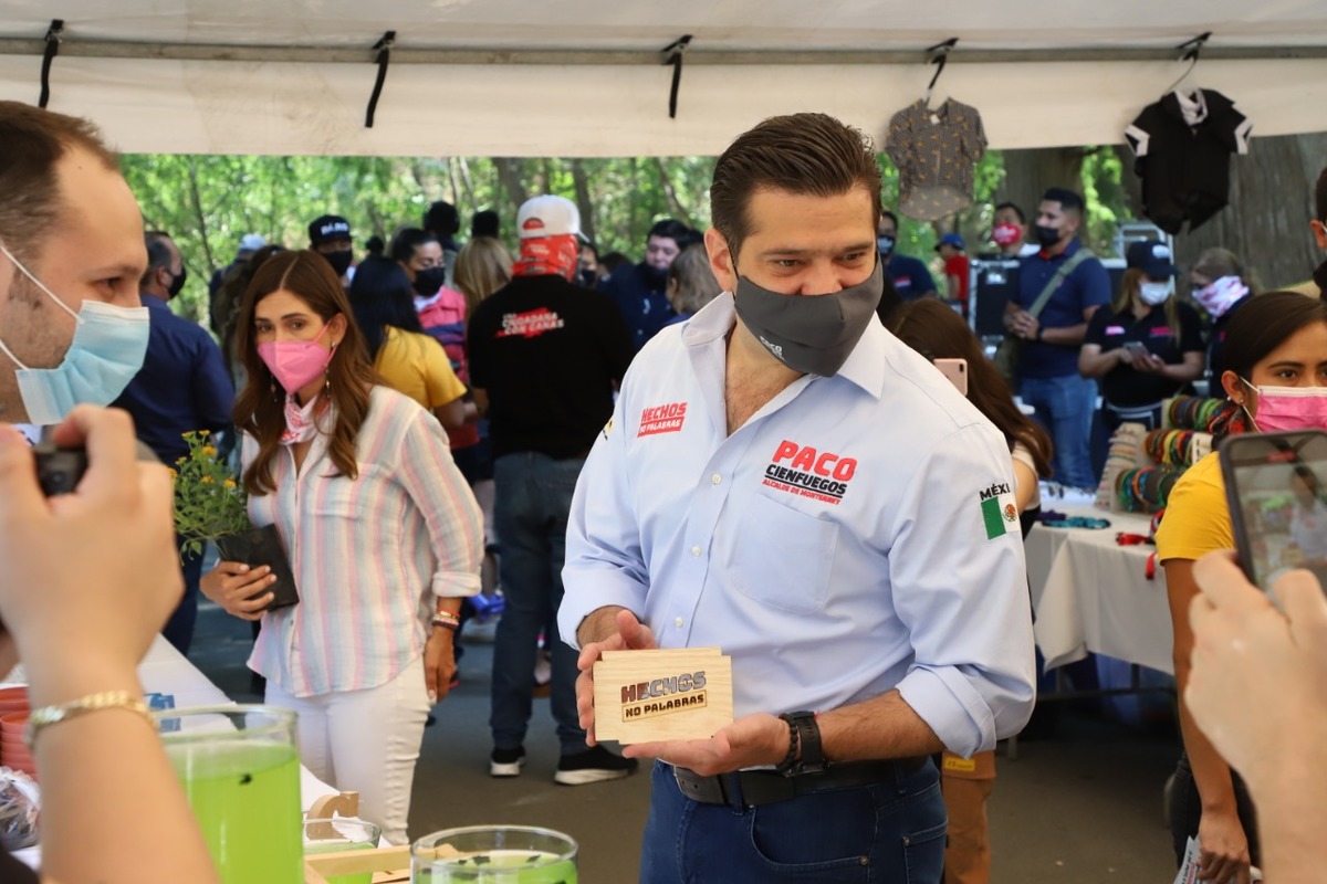 El candidato a la alcaldía de Monterrey, Francisco Cienfuegos Martínez. Foto: Especial
