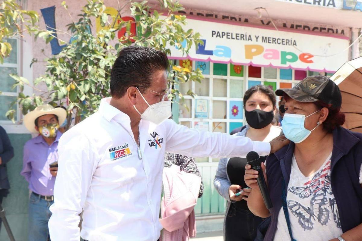 El candidato a diputado federal de la coalición Va por México, Benjamín Rico Moreno. | Especial