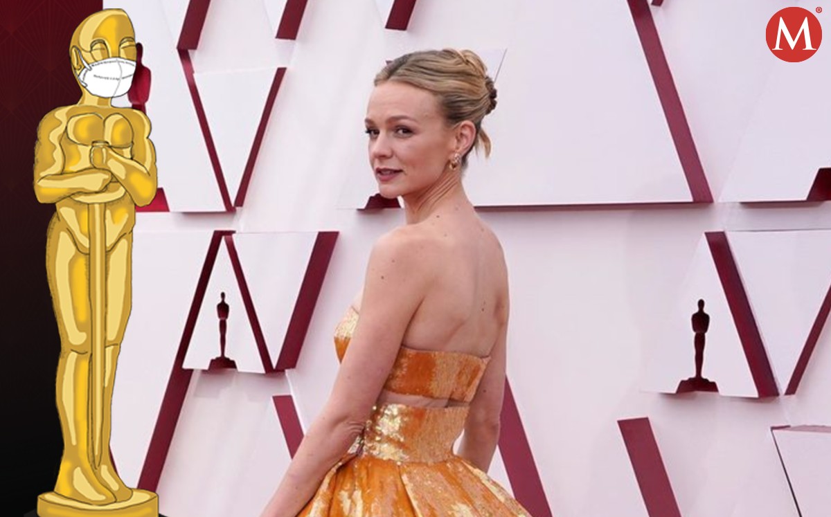 Carey Mulligan en Premios Oscar 2021 (AP).