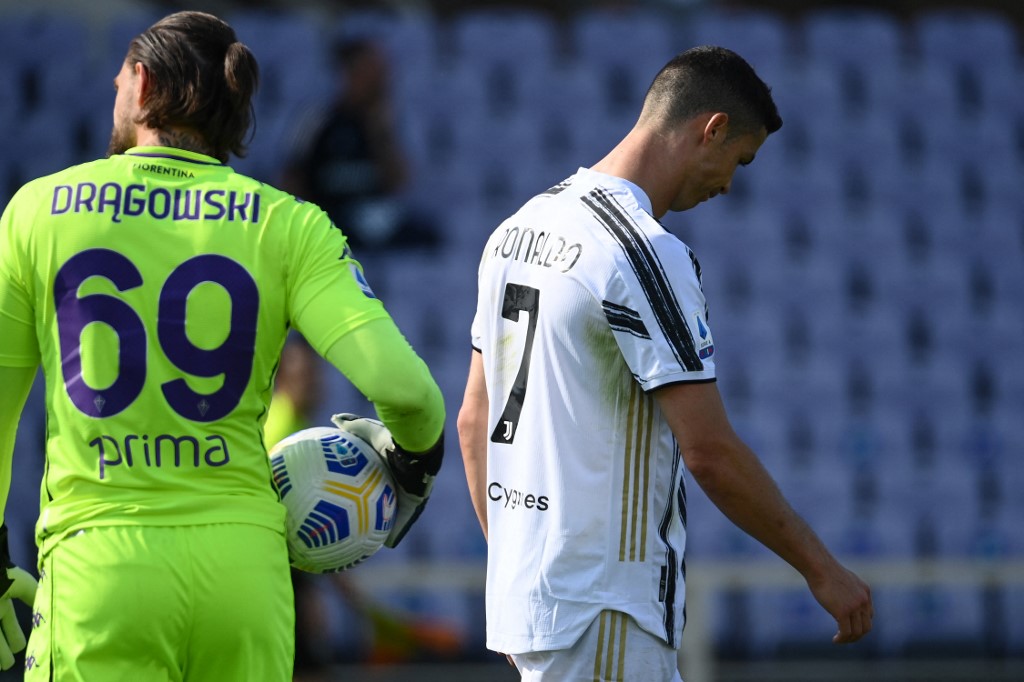 Juventus empató con la Fiorentina (AFP)