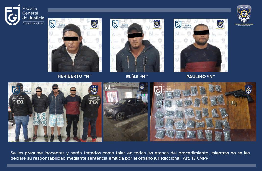 Los sospechosos fueron detenidos por la Policía de investigación | Especial