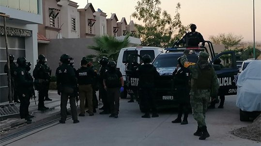 En operativos en Escuinapa, Policías de Sinaloa detienen a una persona