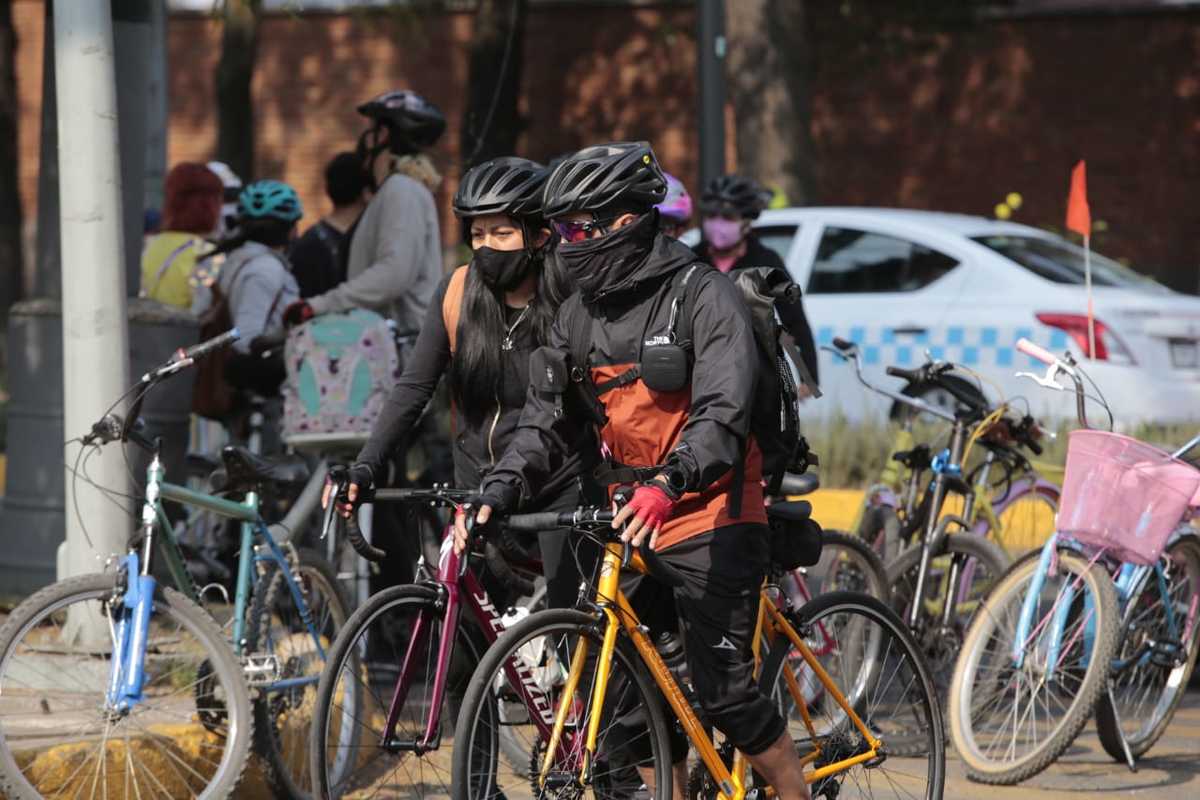 Los participantes tomaron la venida Solidaridad las Torres rumbo al municipio de Lerma. (Tania Contreras)