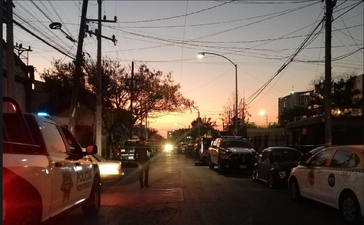 Riña en Monterrey deja un muerto y un herido. Foto: Lourdes Soler.