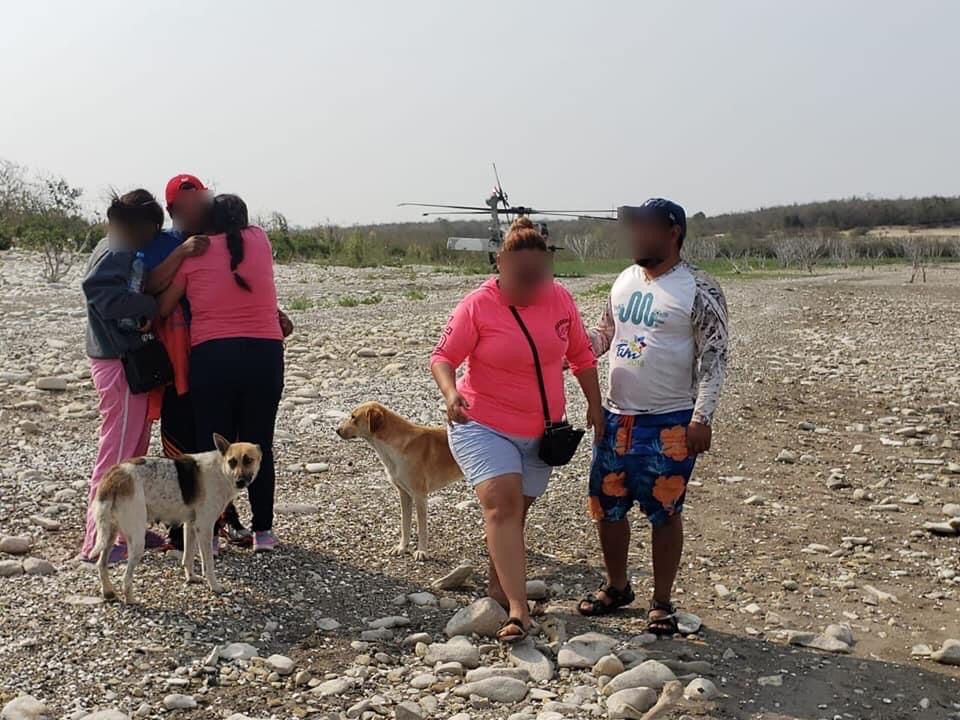 Los pescadores se reencontraron con su familia