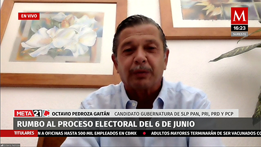 Octavio Pedroza Gaitán por la gubernatura de San Luis Potosí