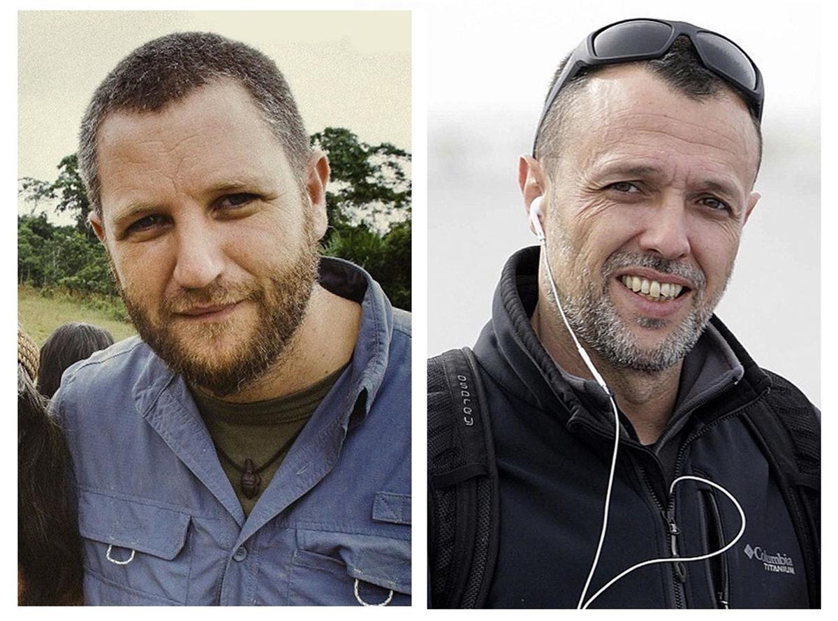 David Beriain (i) y Roberto Fraile./ EFE