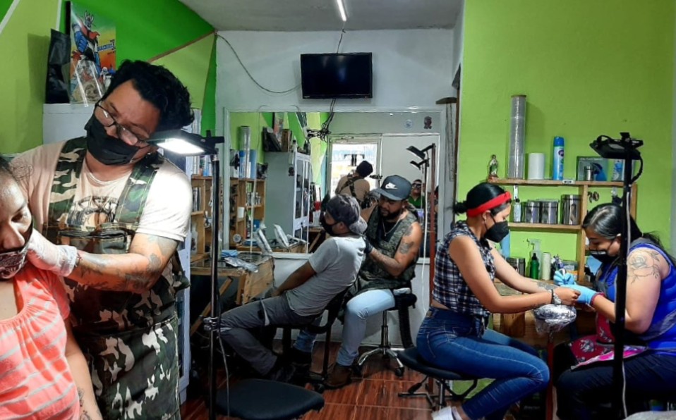 Se realizaron más de 500 tatuajes (Cortesía)