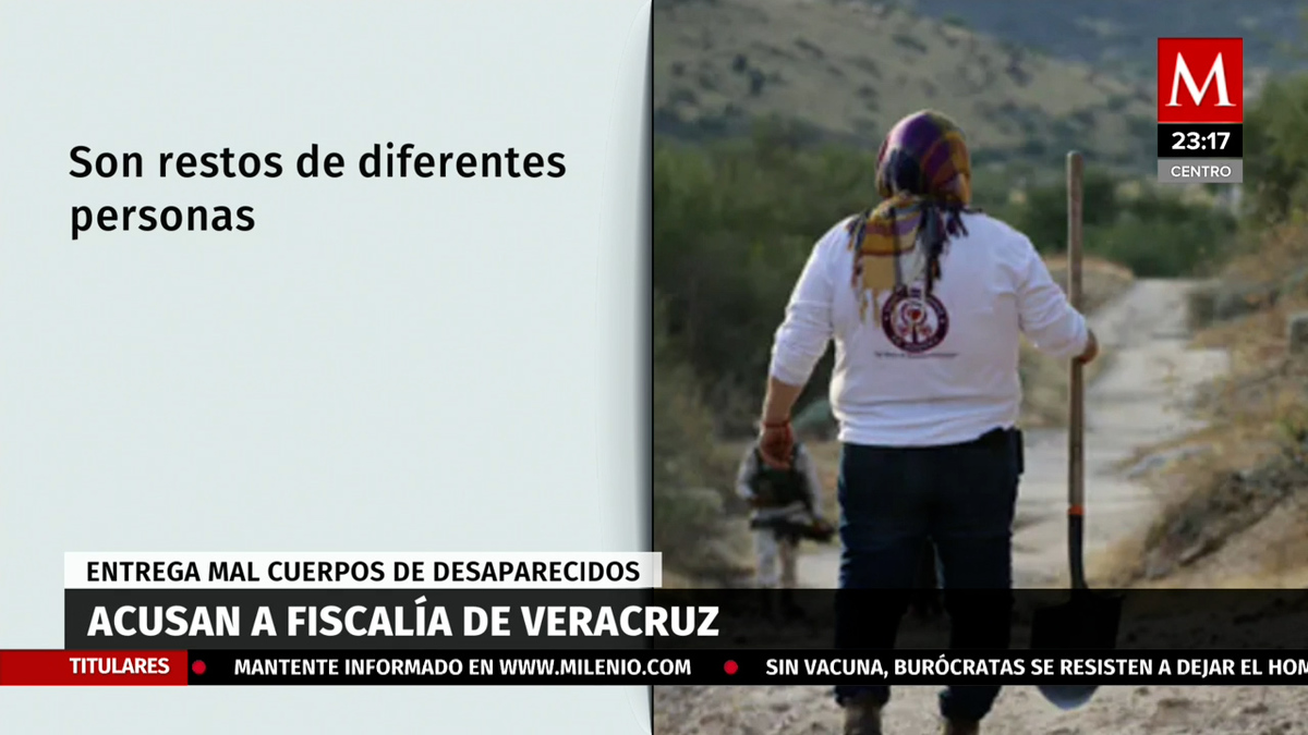 Acusan a Fiscalía de Veracruz de entregar cuerpos con restos de diferentes personas