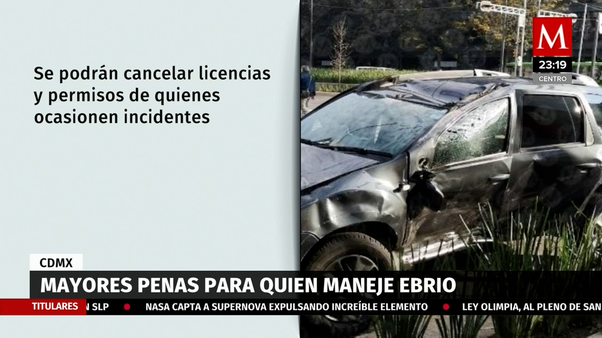 CdMx busca retirar definitivamente licencia a quienes conduzcan en estado de ebriedad