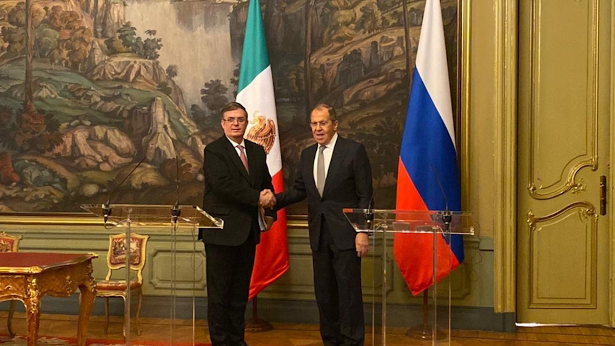 Ebrard: Entramos a una etapa de relación muy estrecha con Rusia