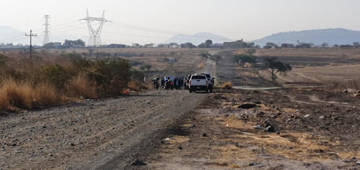 El hallazgo ocurrió en la brecha Camino al Fraccionamiento Arvento. (Juan Carlos Munguía)