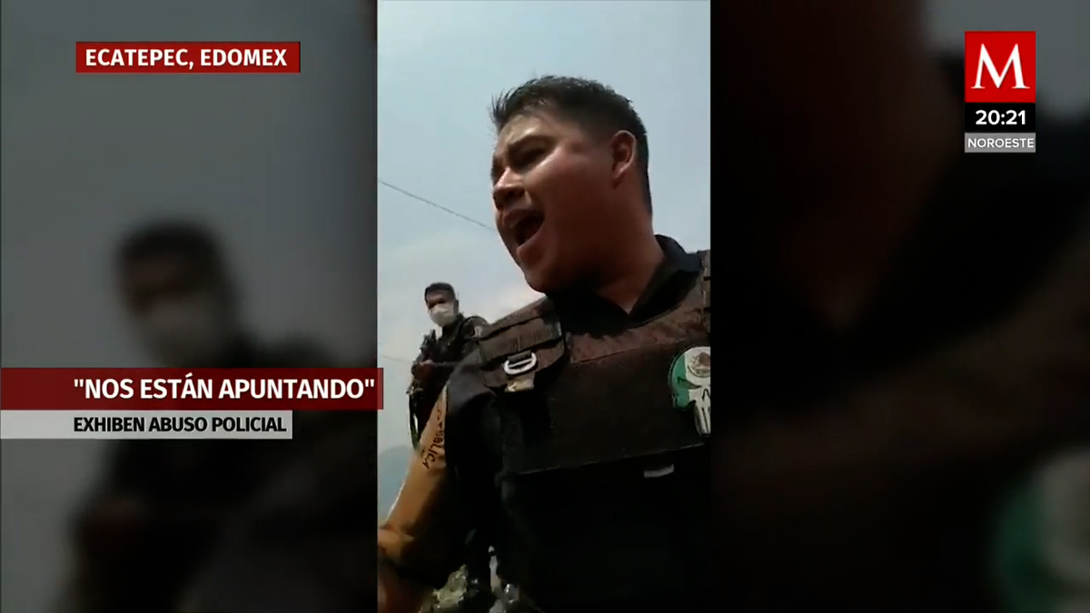 Investiga FGJEM abuso de autoridad de policías en Ecatepec