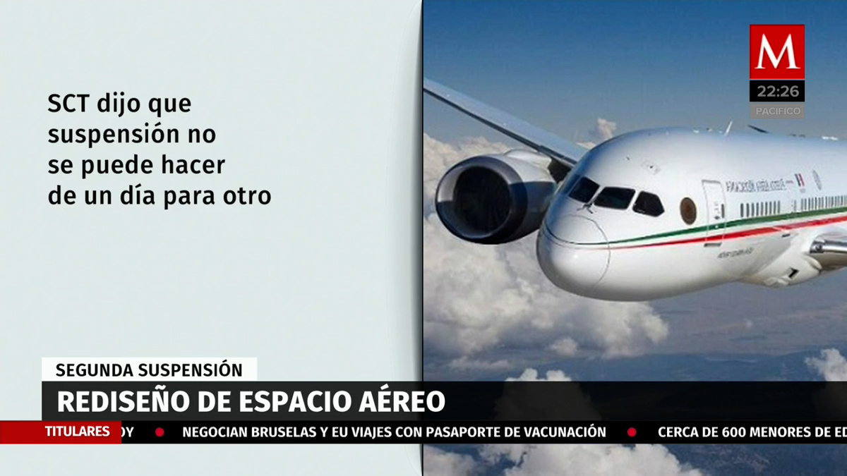 Rediseño del espacio aéreo no se puede suspender de un día para otro: SCT