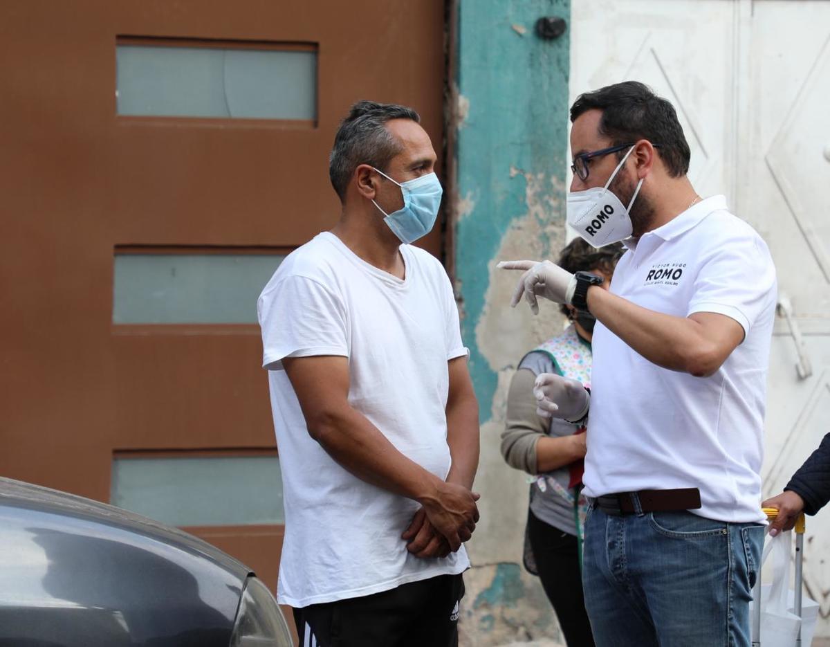 Víctor Hugo Romo recorrió la demarcación | Especial
