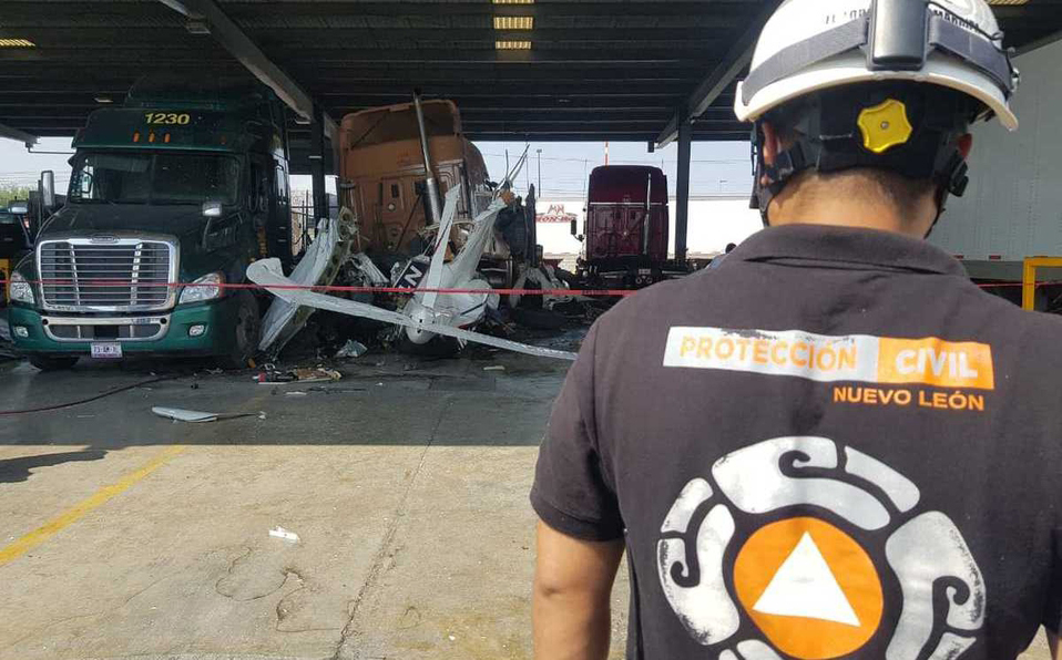 Avioneta cae en Nuevo León; reportan al menos 4 muertos