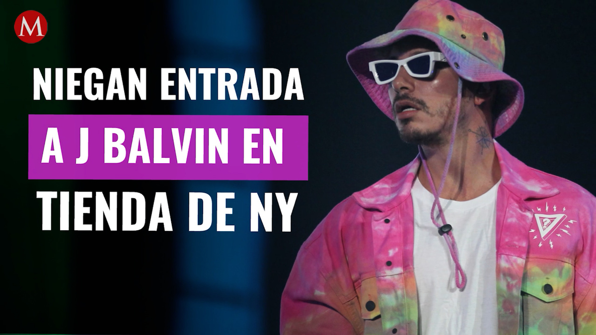 J Balvin. Niegan la entrada al cantante a tienda de Nueva York