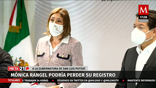 Candidata a la gubernatura de SLP, podría perder registro