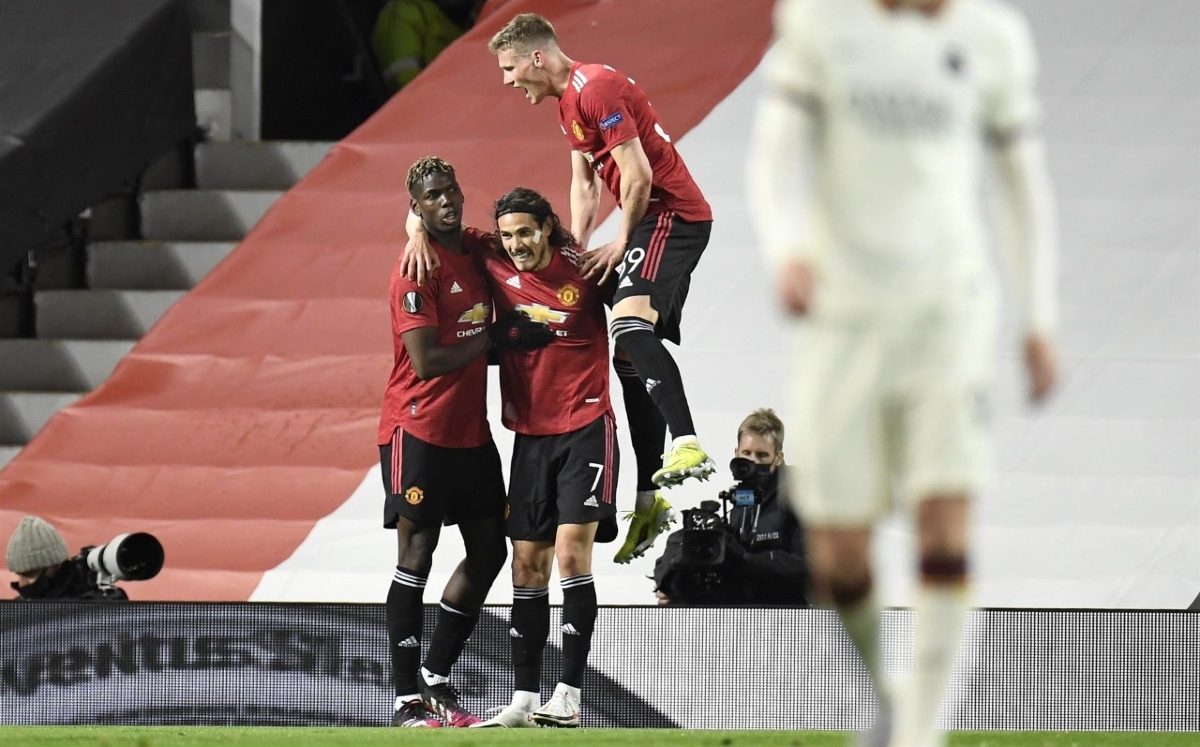 Manchester United goleó a la Roma (EFE)