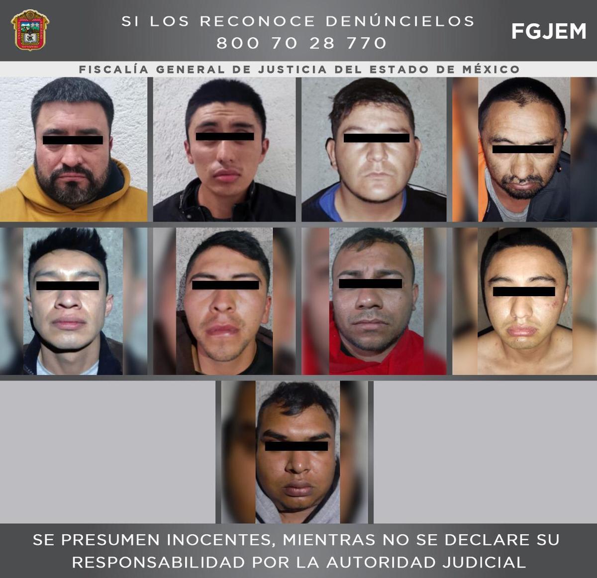 Operaban en los municipios de Chapultepec, Mexicaltzingo, Ocoyoaca, Toluca, San Mateo Atenco, Santiago Tianguistenco. (Especial)