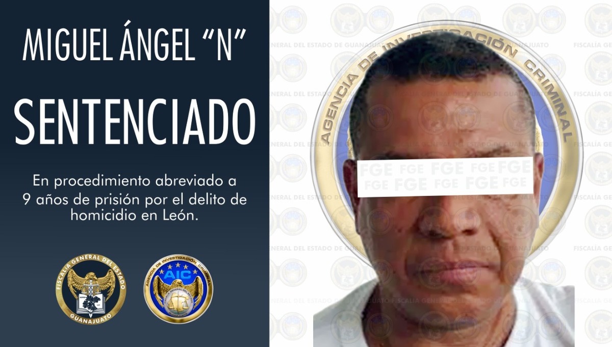 Lo sentencian a 9 años de prisión por homicidio de mujer, en León