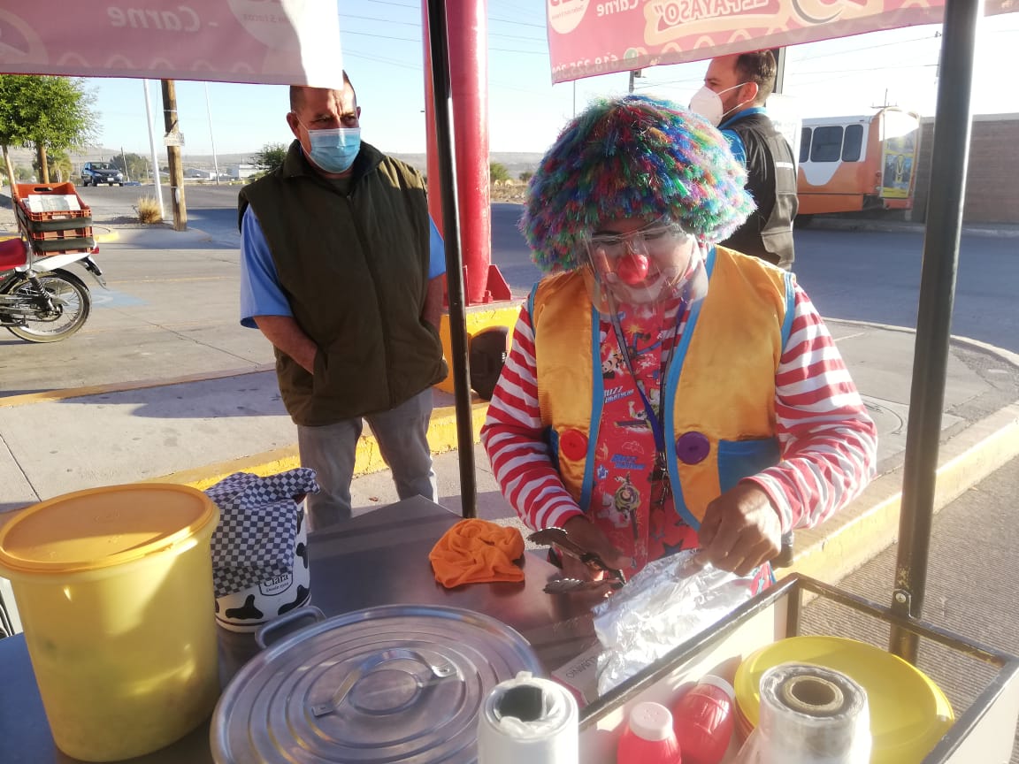 Tacos al vapor "El Payaso", está ubicado en el fraccionamiento Paso Real sobre calle Estroncio. | Juan Carlos Lozano