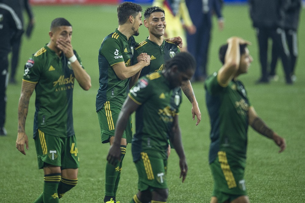 Timbers le empató al América sobre el final (Mexsport)