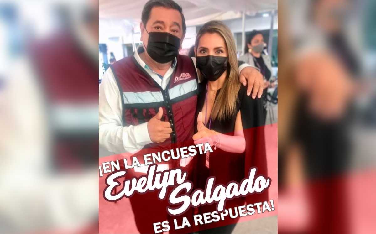 Luego de que el Tribunal le negara el registro al guerrerense, comenzaron a promover la candidatura de su hija. (Especial)