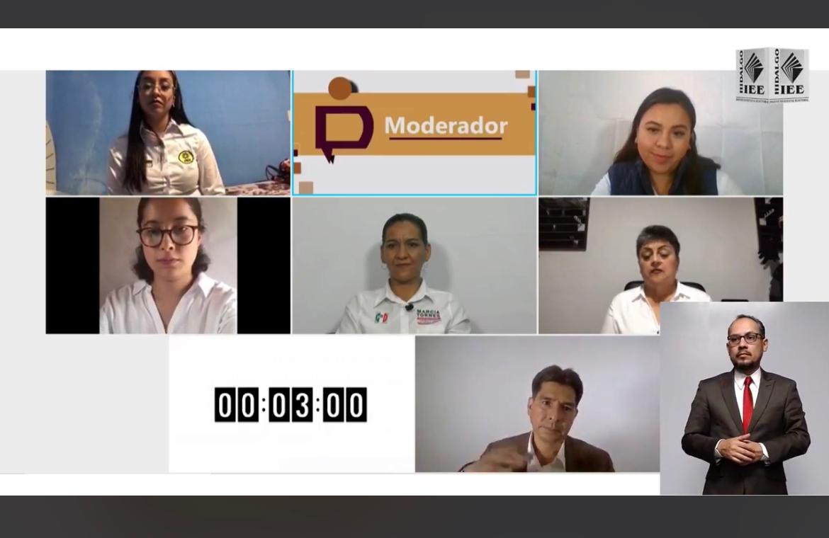 Debate de candidatos por la diputación local de Zacualtipán.
