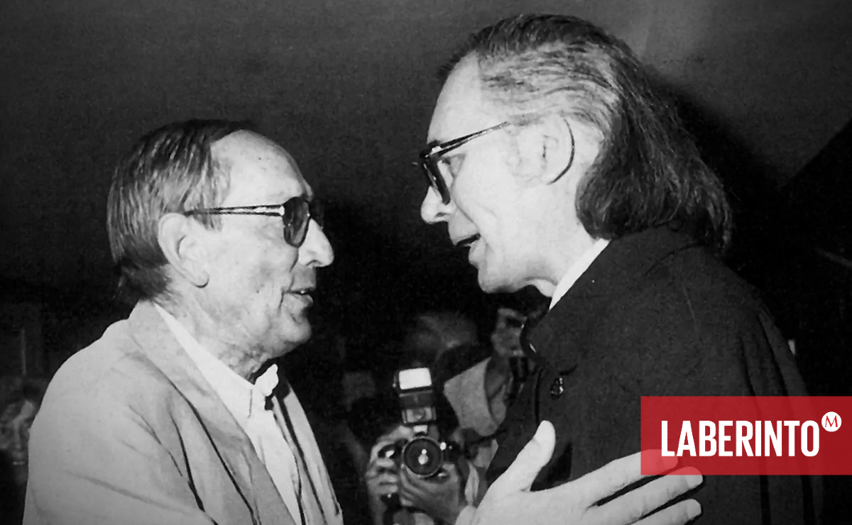 Miguel Delibes y Francisco Umbral (Fundación Miguel Delibes)