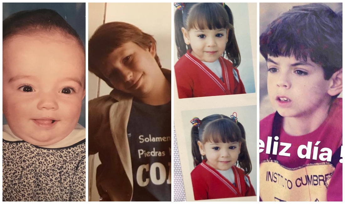¿Los reconoces? Estos famosos compartieron fotos de su niñez (Instagram).