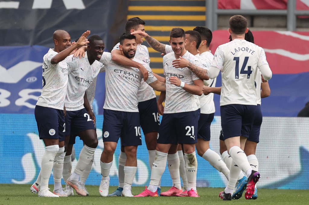 Manchester City venció al Crystal Palace (AFP)