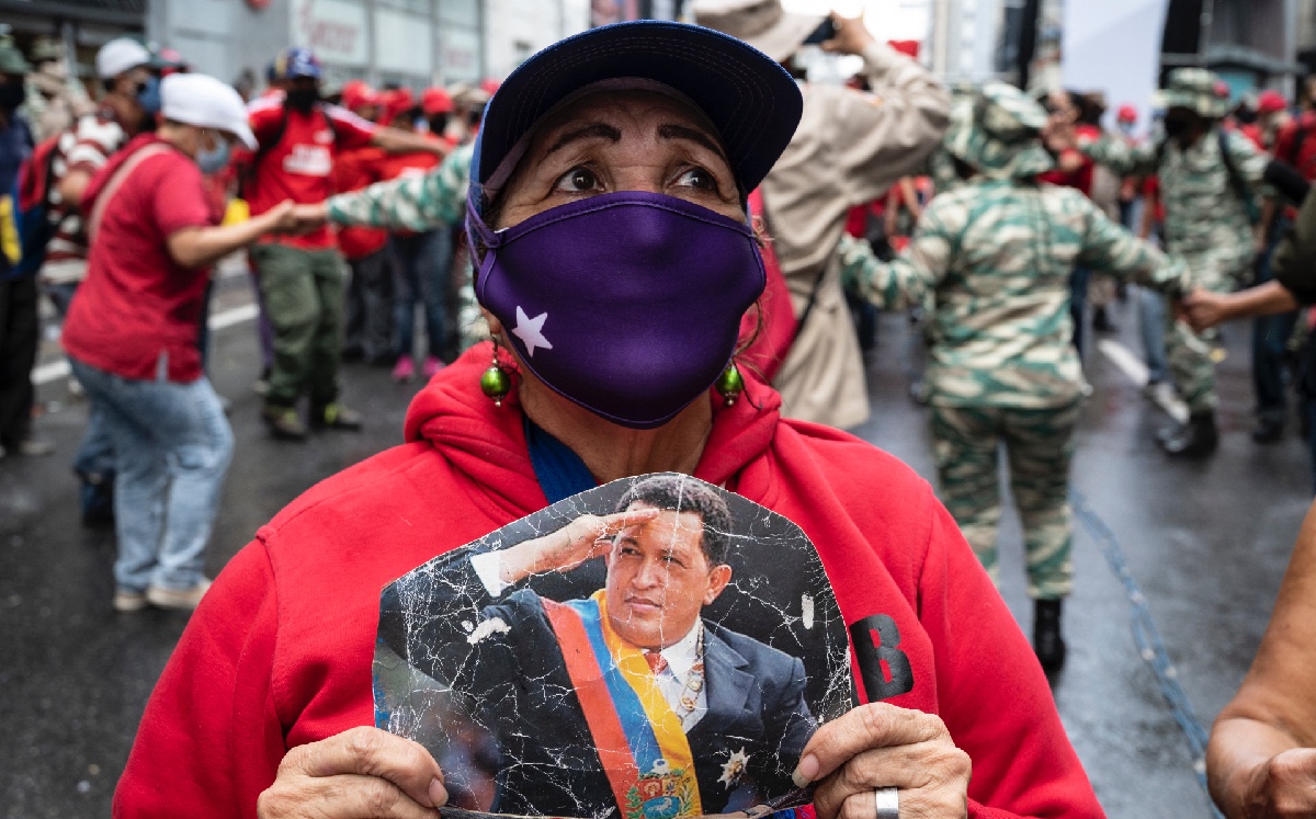 El 1 de mayo se celebró en el país sudamericano con concentraciones del chavismo y de la oposición. (AFP)