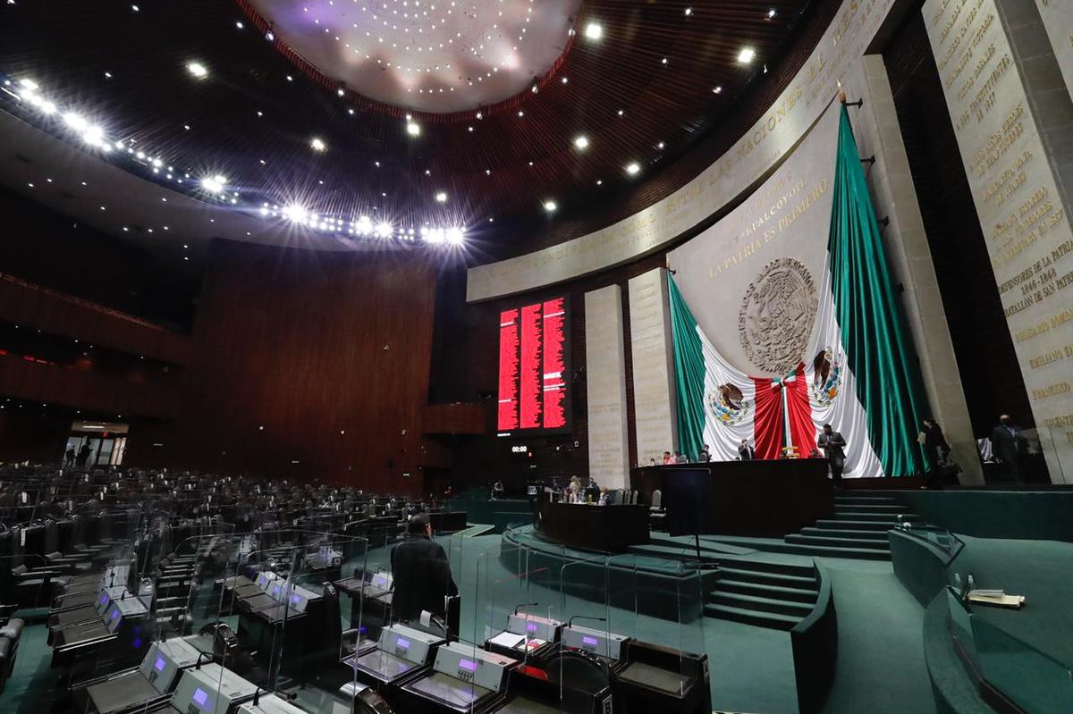Sesión de la Cámara de Diputados en la que se aprobó la Ley de Publicidad. (Fernando Damián)