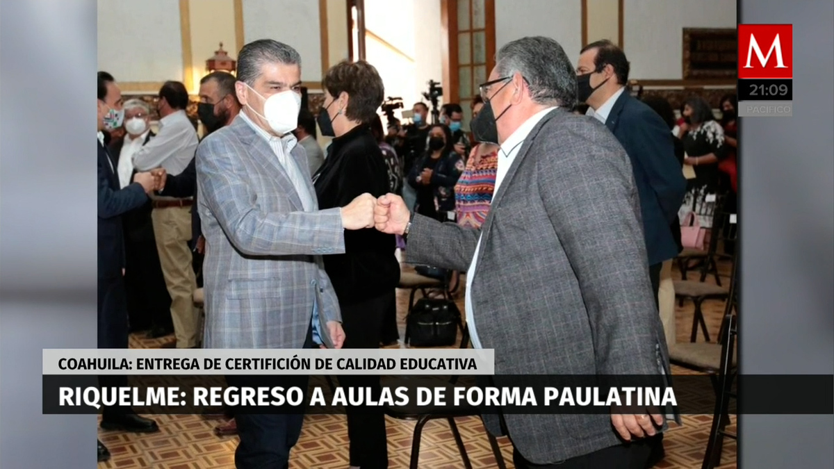 Gobernador de Coahuila certifica por su calidad educativa a 188 planteles de Educación Básica